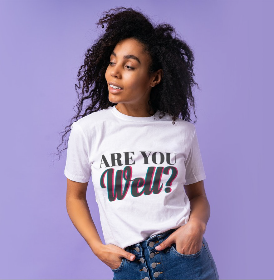 "ARE YOU WELL" Short-Sleeve Unisex women's T-Shirt - The Fearless Shop