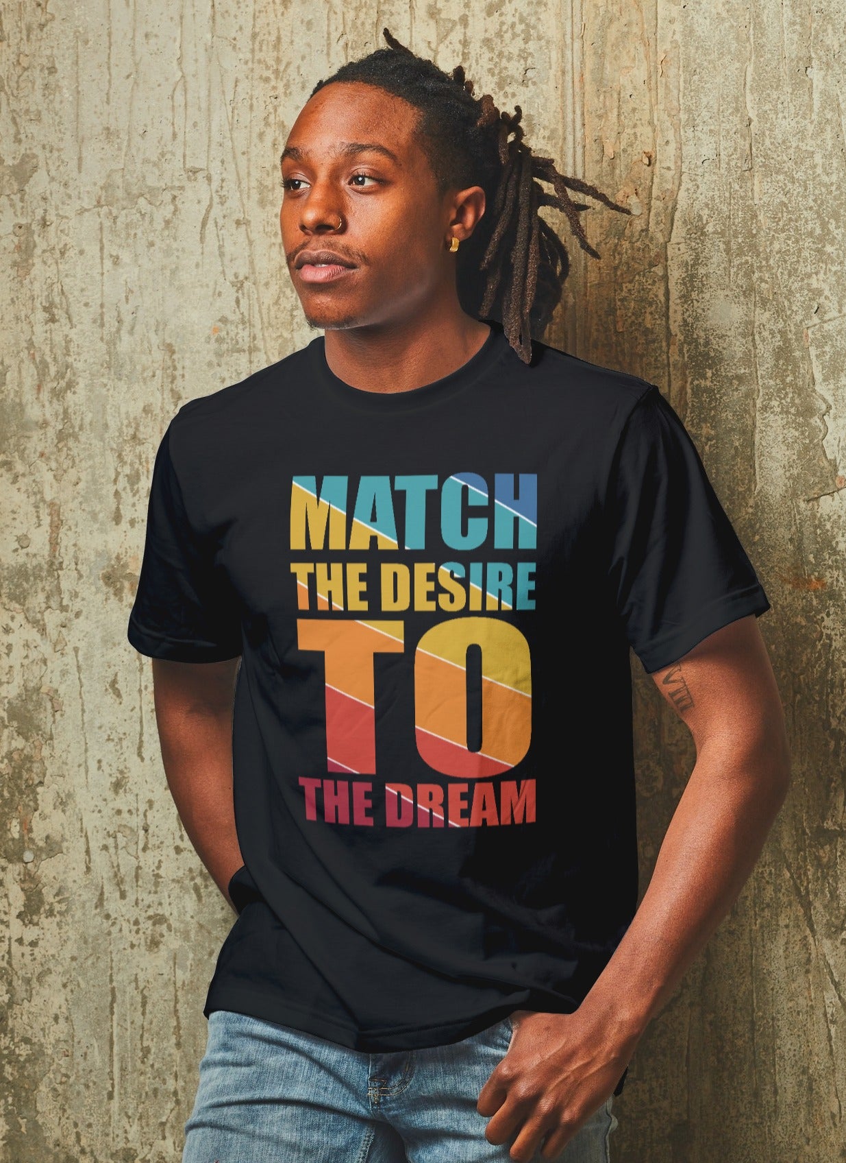 Biskop Dolke sig selv Match the desire to the dream" Short-Sleeve Men's T-Shirt – The Fearless  Shop