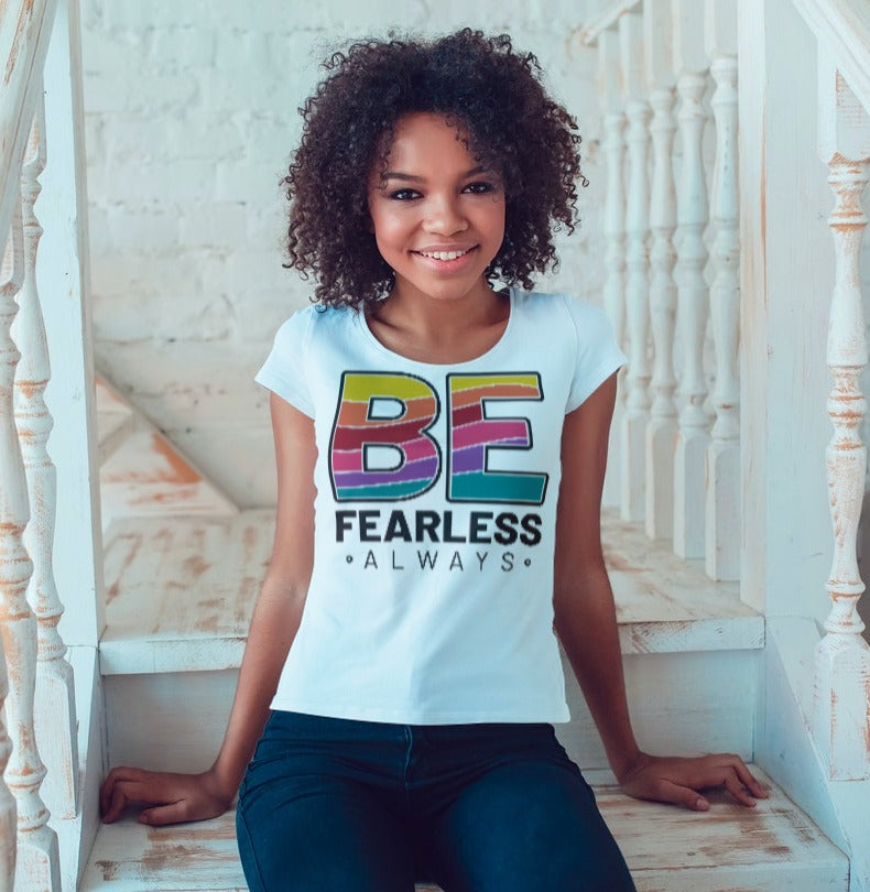 "BE Fearless always" Short-Sleeve Unisex women's T-Shirt - The Fearless Shop