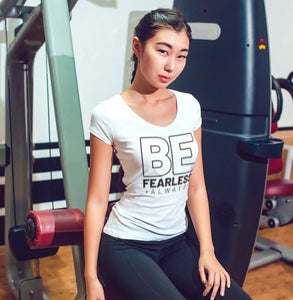 "BE Fearless always" Short-Sleeve Unisex women's T-Shirt - The Fearless Shop