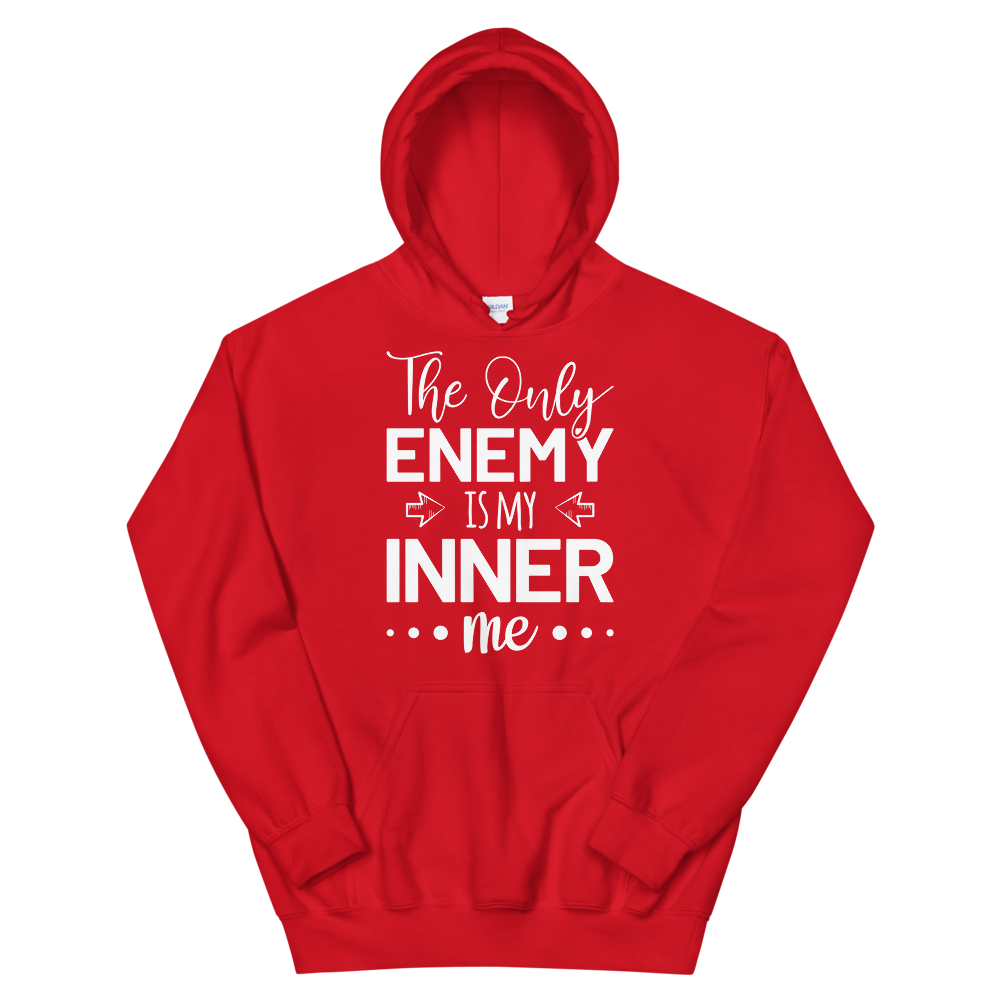 Sudadera con capucha unisex "EL ÚNICO ENEMIGO ES MI YO INTERIOR"