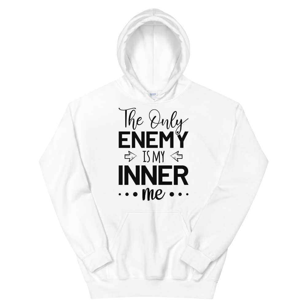 Sudadera con capucha unisex "EL ÚNICO ENEMIGO ES MI YO INTERIOR"