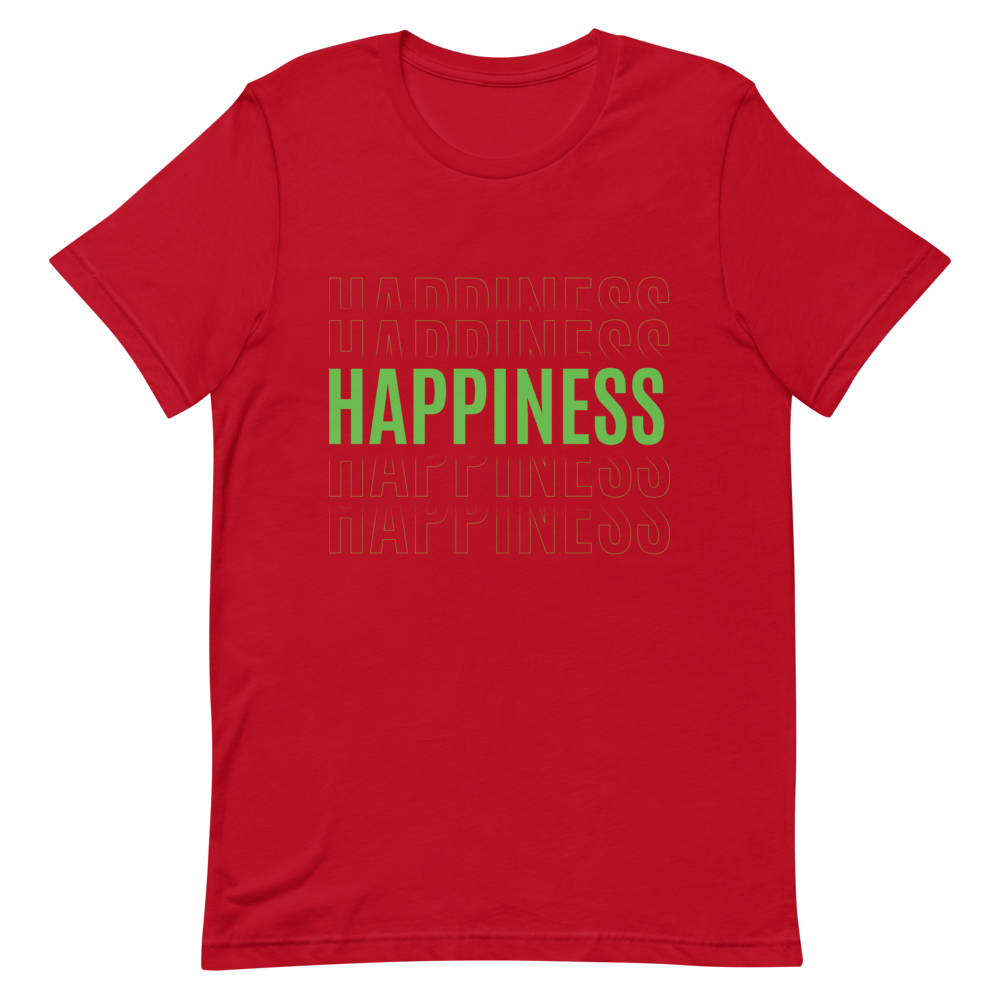 "Happiness" Short-Sleeve Unisex men's T-Shirt - The Fearless Shop