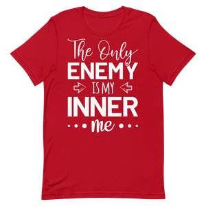 "El único enemigo es mi yo interior" Camiseta de manga corta para hombre